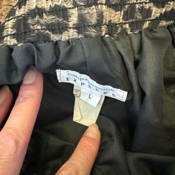 Compagnie Internationale Express Animal Print Chiffon Tulle Maxi Skirt Midi M - Picture 6 of 7